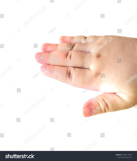 Baby Hand Milia Baby Finger Isolated Stock Photo 1436119460 Shutterstock