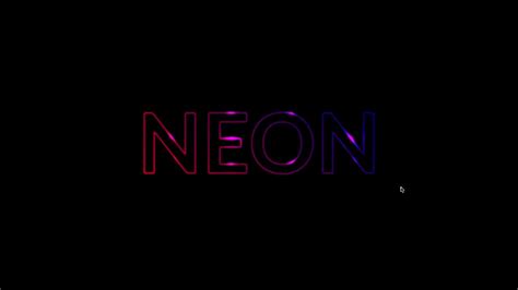 Css3 Text Neon Light Animation Effect Online Tutorial