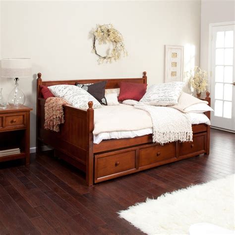 Ultimately 84 213 cm is considered the typical length of a couch. Casey Daybed - Walnut - Full | www.hayneedle.com | Full ...