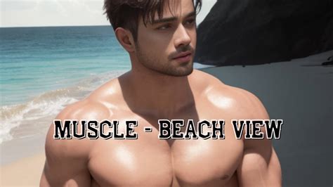 Muscle Beach View Lookbook AI Gay Art Gay Aiart Lookbook YouTube