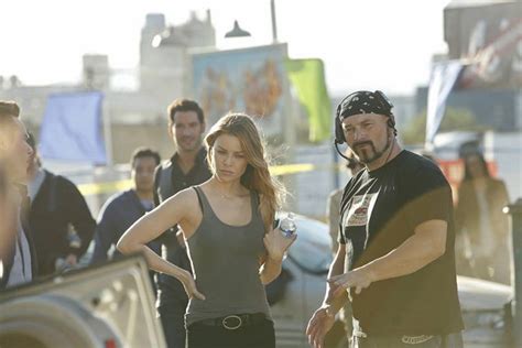 Lauren German Lauren German Scene Photo Behind The Scenes