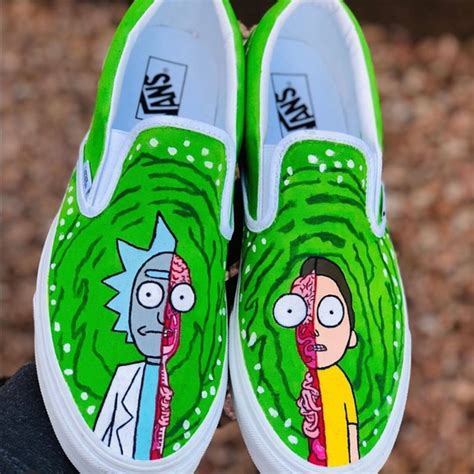 Shoes Rick And Morty Custom Vans Poshmark
