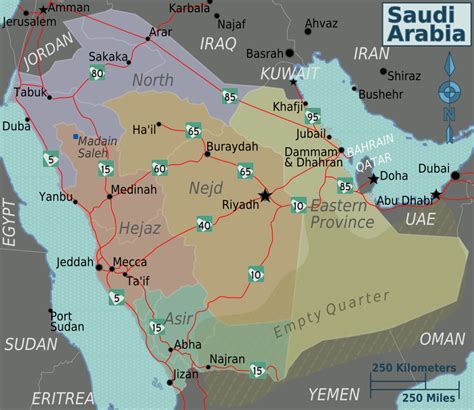 The following maps were produced by the u.s. Saudi Arabia - Travel guide at Wikivoyage