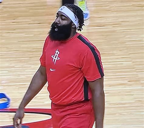 Video James Harden Looks Fat In First Appearance With