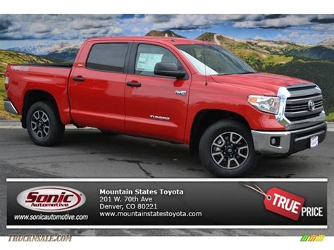 2014 Toyota Tundra Sr5 Trd Crewmax 4x4 In Radiant Red 323954 Truck