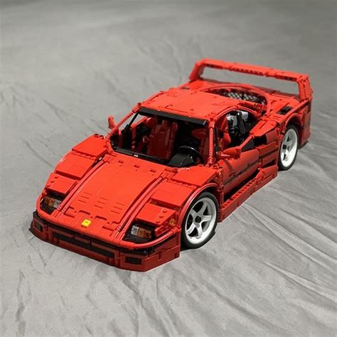 Lego Moc Ferrari F40 110 All Editions By Lnteknik Rebrickable