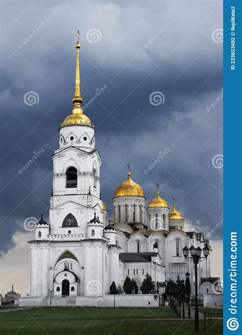 Russia Vladimir June Bell Tower Of The Assumption Cathedral In