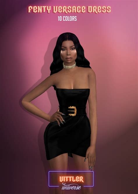 Designer Dress At Vittler Universe Sims 4 Updates