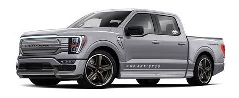 Electric Ford F 150 Lightning Rendering Brings Sporty Body Kit And