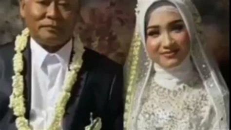 Viral Kakek Usia 65 Tahun Nikahi Gadis Cantik 19 Tahun Di Tegalgubug