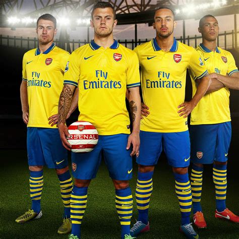 Arsenal Launch New 2013 14 Away Kit At The Emirates Stadium Bleacher