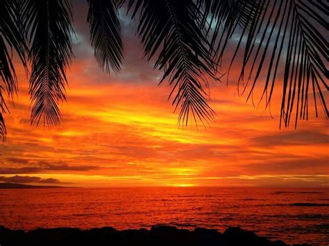 Maui Sunset Hawaii Fun Beautiful Sunset Sunrise Sunset