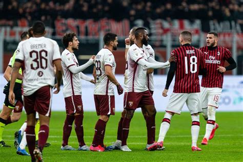 Italian Tim Cup Championship Ac Milan Vs Torino Editorial Stock Image