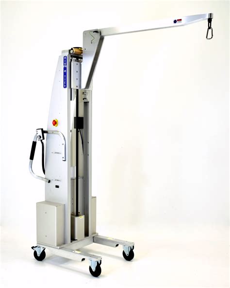 29293 Mobile Electric Lift With Jib Arm And Hoist Ring Alum A Lift