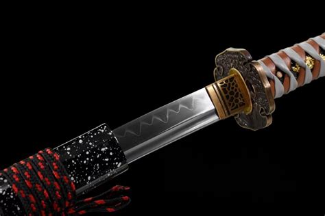 Samurai Swordkatanas Full Tangforged T10 Clay Tempered Steel Blade