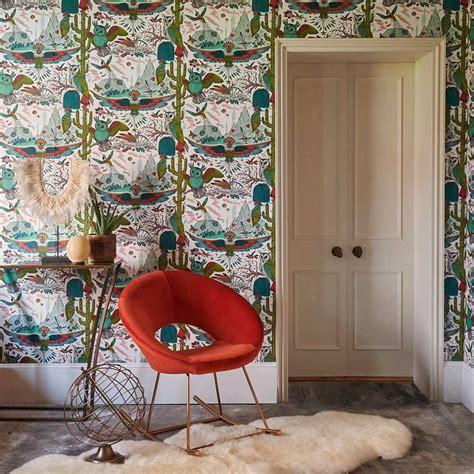Frontier by Emma J Shipley - Green - Wallpaper : Wallpaper Direct