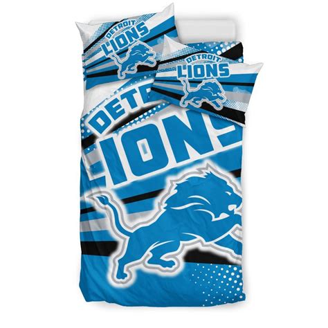 Colorful Shine Amazing Detroit Lions Bedding Sets | Lions, Detroit lions, Detroit lions bedroom
