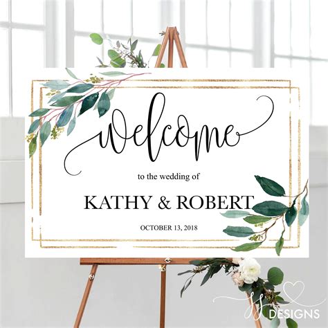 Wedding Welcome Sign Printable Sign Editable Template Etsy Ireland