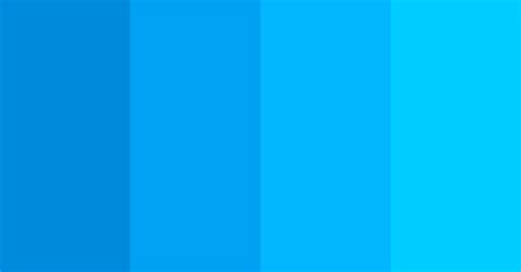 Vivid Blue Skies Color Scheme Blue