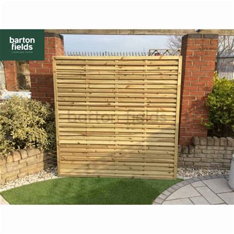 Our horizontal fence panels (also known as venetian fencing panels) give customers the chance to create a stunning and modern aesthetic to your home. Monaco Contemporary Fence Panel - 180cm x 180cm, Contemporary