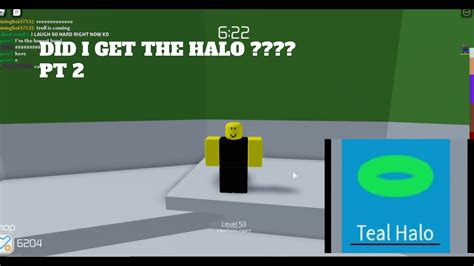 Roblox Tower Of Hell Trying To Get Teal Halo Pt 2 Youtube