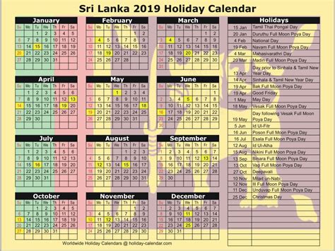 Take 2020 Sri Lanka Calendar Calendar Printables Free Blank