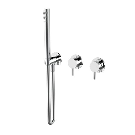 Axus Pin Shower Mixer With Diverter And Handshower Streamline Products