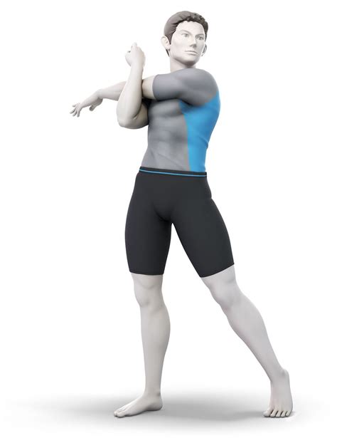 Male Wii Fit Trainer Artwork From Super Smash Bros Ultimate Art