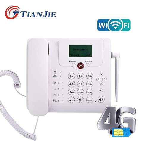 Wifi Router 2g3g4g Lte Gsm Cordless Fixed Voice Call Desk Telephone