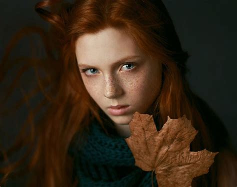 Autumn Girl Autumn Redhead Black Dark Hd Wallpaper Pxfuel