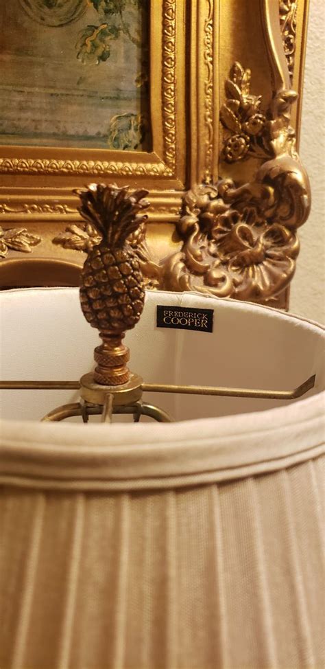 It's just fabulously the table lamp base features two palm trees in a brass finish, with a gorgeous little monkey making his. RARE RETIRED FREDERICK COOPER DESIGNER BRONZE BRASS MONKEY TABLE LAMP ALL ORIGINAL for Sale in ...