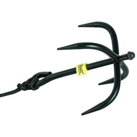 Nitehawk Heavy Duty Grappling Anchor Hook With 10m Nylon Rope For