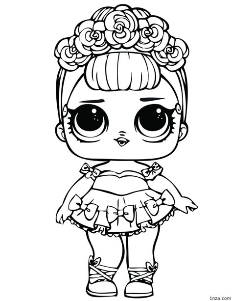 Sisters Lol Surprise Doll Coloring Pages Printable