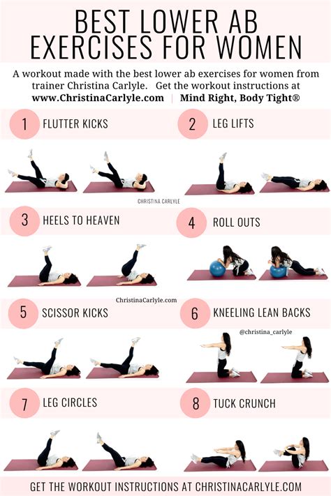 The Best Lower Ab Exercises For Women Abs Workout Lower Ab Workouts Workout Instructions