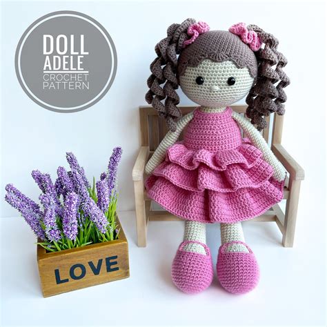 Amigurumi Crochet Doll Adele Crochet Pattern Crochet Doll Etsy