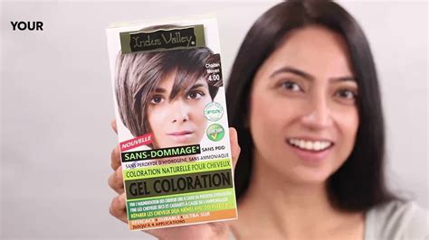 Indus Valley Organically Natural Gel Hair Color Medium Brown 220g Youtube