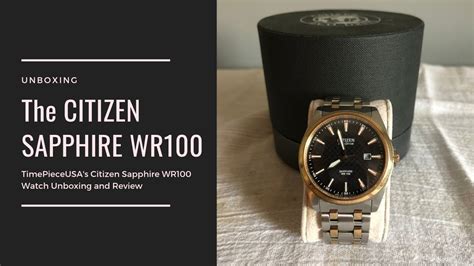 Citizen Sapphire WR100 Review YouTube