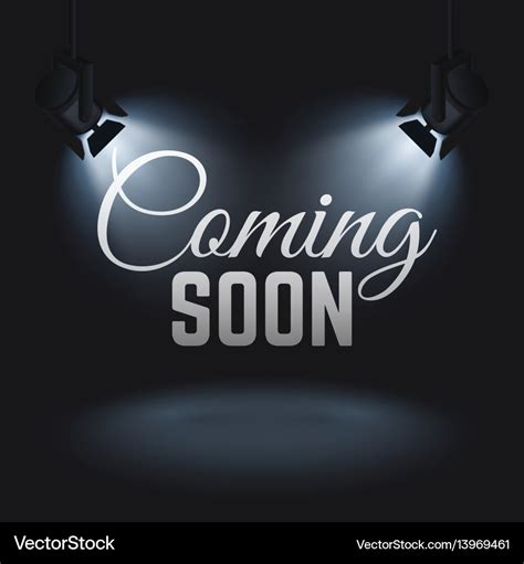 Coming Soon Mystery Retail Concept With Royalty Free Vector