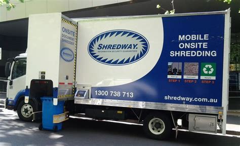 Our Mobile Shredding Trucks Are Fitted With Advanced Mobile Shredders
