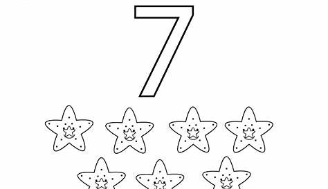 15 Best Images of Number 7 Worksheets For Pre-K - Number 7 Tracing Page