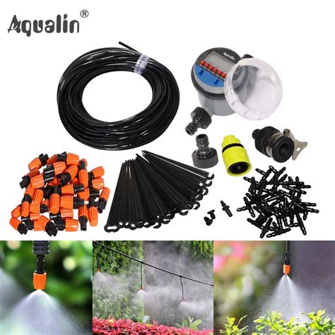 25m Automatic Micro Drip Irrigation System Garden Irrigation Spray Self