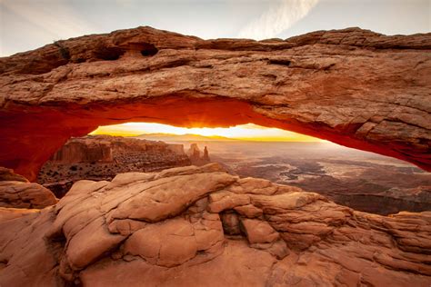 Fotografando Mesa Arch Ao Nascer Do Sol No Parque Nacional De