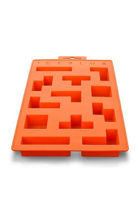 Tetris Ice Cube Tray Orange Latestgadget