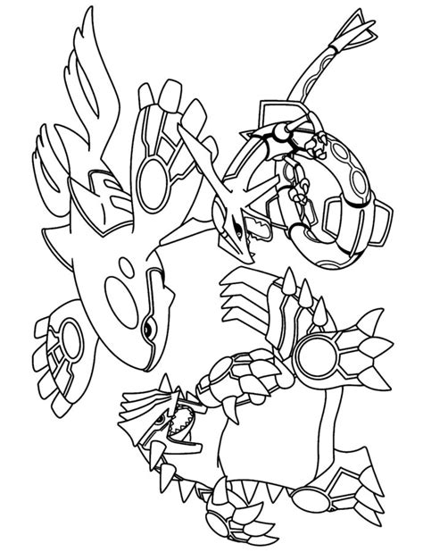 Groudon Coloring Pages
