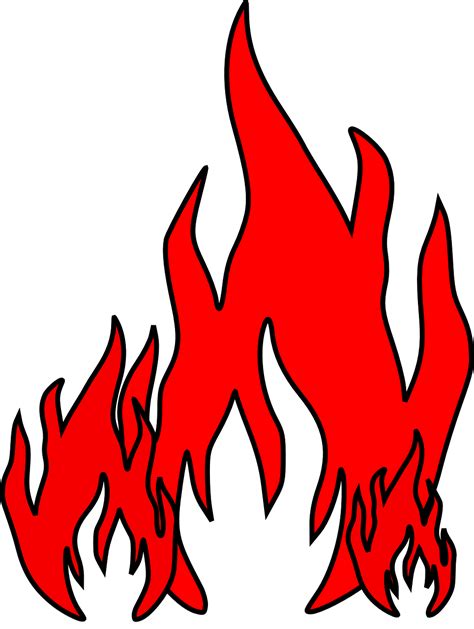Flames Red Fire Free Vector Graphic On Pixabay