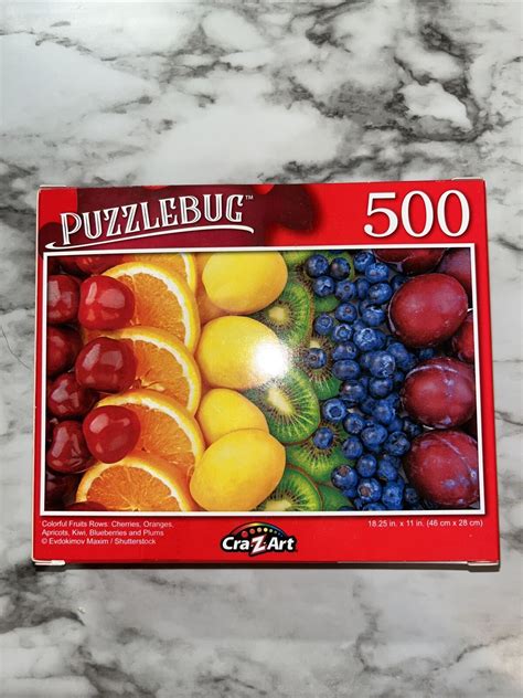 Puzzlebug 500 Piece Jigsaw Puzzle Colorful Fruits New Ebay