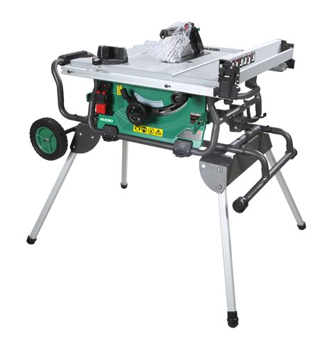Hikoki 254mm Premium Worksite Table Saw Incl Stand And Wheels C10rjg1z
