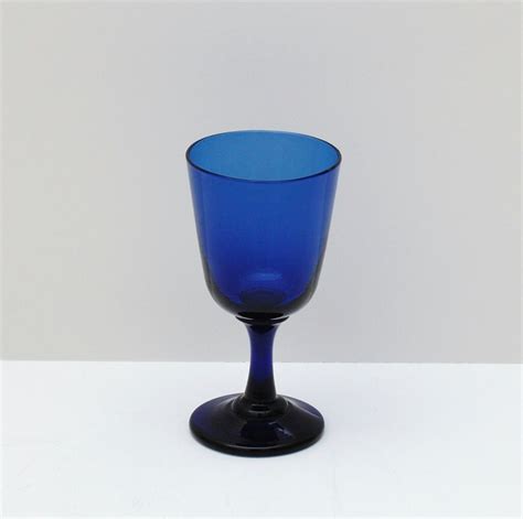 Antique Bristol Blue Wine Glass Circa 1880s Haute Juice