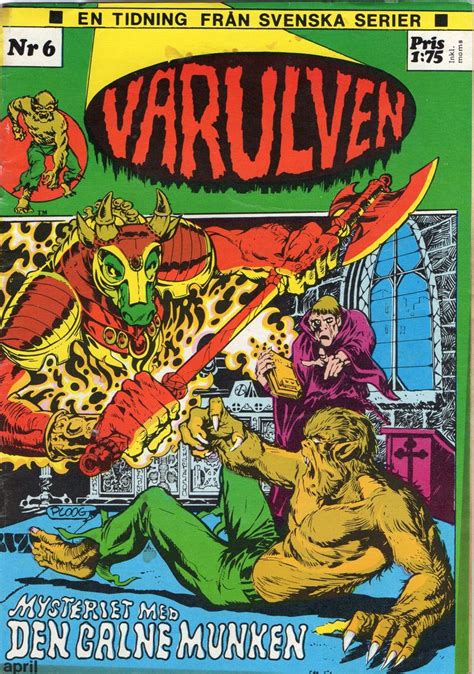 Pin På Vintage Swedish Horror Comics 1972 75