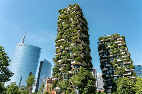 Bosco Verticale Or Vertical Forest Are A Pair Of Residential Towers In